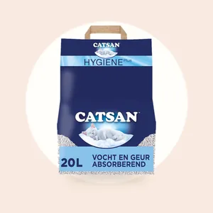 Catsan Kattenbakvulling - Hygiene Plus Geurabsorberend - 20 L