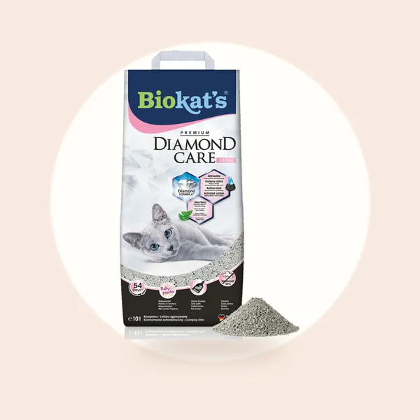 Biokat's Diamond Care Fresh - 10 L - Kattenbakvulling - Klontvormend