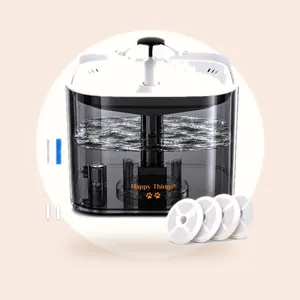 Happy Things - Drinkfontein Kat en Hond - Fluisterstil - 2.5 L