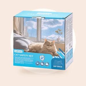 Nobleza Kattennet voor Balkon en Raam - 3 x 8 m - Transparant Nylon