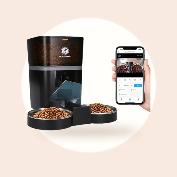 Automatische Voerbak dubbel Standaard 4L - Kat en Hond