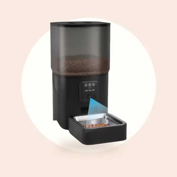 Cat Elite - Automatische Voerbak Kat - Sync - 6L Voerdispenser RVS