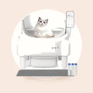 Automatische Kattenbak XXL- 76L - Zelfreinigend - Electrische Kattenbak
