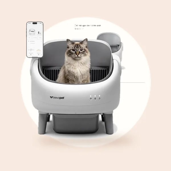 TrevoPet Air - Automatische Kattenbak met App - Zelfreinigend & Veilig
