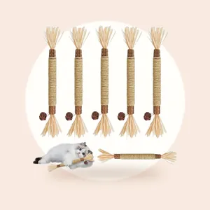 Kauwsticks Kattenspeelgoed - 6 stuks Matatabi Stokjes voor Katten