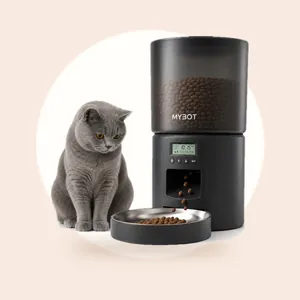 MYBOT Automatische Voerbak - Kat en Hond - Voerautomaat 4L