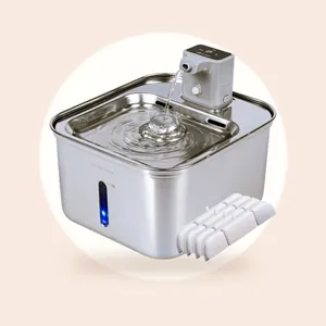 Viervoeter Aqua Pro - Draadloze Drinkfontein RVS